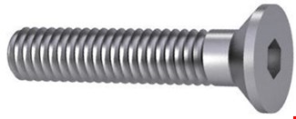 Fabory verzonken schroef met binnenzeskant - ISO 10642 staal - blank - 010.9 -  07400