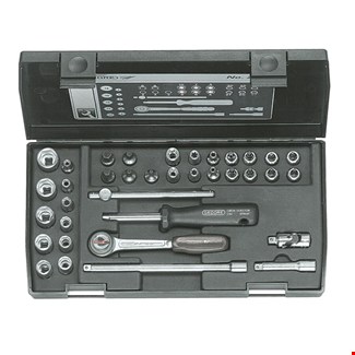 GEDORE handdoppenset - 20 ITU-3 - 1/4 inch - 6-kant - 36-delig