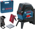 Bosch combilaser rood - GCL 2-15 Professional - batterij - IP54 - 15 m - inclusief koffer