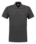 Tricorp Workwear 202002 Bi-color unisex poloshirt Donkergrijs Zwart 3XL