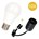 Bailey LED peerlampen (10st) + fittingen (10st) - E27- 10W (94W) - wit