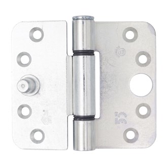 BSW glijlagerscharnier - 818 Allround - SKG*** - afgerond - 89x102x3 mm - gegalvaniseerd