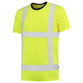 Tricorp 103005 T-shirt RWS Birdseye - fluor yellow - maat S