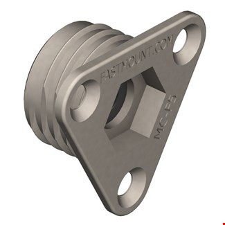 Fastmount paneelklip - metaal - MC-F10