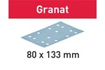 Festool Stickfix schuurstroken (10x) - 80x133mm - Granat - korrel 40 - 497127