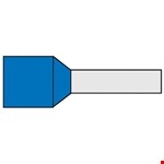 Klemko geisoleerde adereindhuls - G 489-N - 8 mm - 0.75 mm² - vertind - lichtblauw