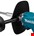 Makita menger - DUT130Z - 18 V - met zijhandgreep - excl. accu en lader - in doos