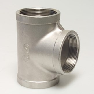 T-stuk - Fig.130 - RVS - binnen/binnen/binnen - 1.1/2"