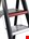 Altrex enkel oploopbare trap - Taurus - TGB 8 - max. werkhoogte 3,90 m - 1 x 8 treden