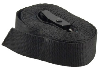 Ivana 55459 spanband met gesp  300 cm zwart