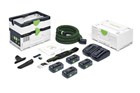 Festool accu-stofzuiger - CLEANTEC CTMC SYS HPC 4.0 I-Plus - incl. 4.0 Ah accu's [4x] en lader