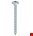 HECO TOPIX-plus tellerkopschroeven - verzinkt - 8x200/100 mm - T40 - deeldraad - 50 st