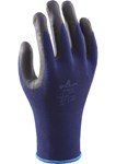 Showa handschoenen - 380 - maat M - grijs / blauw - NBR - foam grip