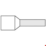 Klemko geisoleerde adereindhuls - G 488-N- M12 - 8 mm - 0.5 mm² - vertind - wit