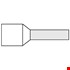 Klemko geisoleerde adereindhuls - G 488-N- M12 - 8 mm - 0.5 mm² - vertind - wit