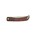Homey's knip-zakmes RVS met houten heft - 19 cm