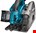 Makita accu invalcirkelzaag - SP001GZ04 - 40V Max - 165mm - excl. accu en lader - AWS zender en geleiderail met tas - in Mbox
