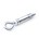Hoenderdaal keilbout met ooghaak [40x] - M10x60x75mm