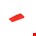 Gebr. Bodegraven stelwig/spie - 40x23x5mm - rood - kunststof 