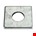 Gebr. Bodegraven volgplaat M20 - 60x60mm - verzinkt