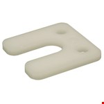 Gebr. Bodegraven drukplaten - met sleuf - 6 mm - kunststof - transparant - 192 st 