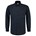 Tricorp Casual 701004 werkhemd lange mouw basis marine blauw maat  S