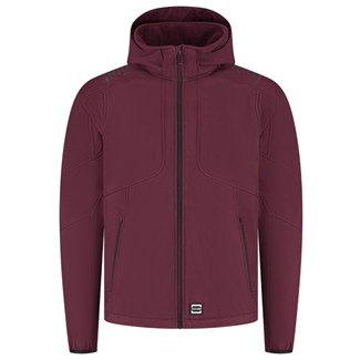 Tricorp Softshell Capuchon Luxe Redefined 406104 bordeaux rood - maat XL