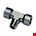 Legris - T-Inschroefkoppeling - vertikaal - 1/2" - BSPT/BSPP - 0158 21 21