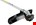 Makita accu bosmaaier - UR101CX1 - 36V - connector type - asymmetrisch stuur - incl. NLBPDC1200A02