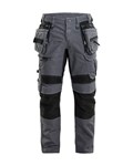 Blåkläder X1900 werkbroek denim stretch grijs/zwart maat 56
