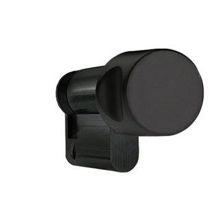 Dom enkele knopcilinder 333K6H Plura SKG2 - 0-30mm - zwart