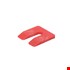 Gebr. Bodegraven uitvulplaatjes - GB-34605 - 5 mm (144-box) rood