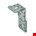 Gebr. Bodegraven XL-hoekanker - 75x150mm - 70x5mm - verzinkt