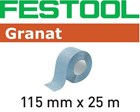 Festool Schuurrol Granat 115X25M P150 Gr
