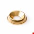 Hoenderdaal kraalring [250x] - MESSING -  11x4.0x2.3mm