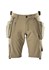Mascot Advanced short - 17149-311 - afritsbare spijkerzakken - kaki - maat C46