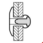 Blindklinknagel GBK - Alu/Staal - 1032 - 4.8x10x14mm