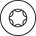 HECO TOPIX-plus glaslatschroeven - lenskop verzinkt - 3,5x50/27 mm - T10 - deeldraad - 500 st