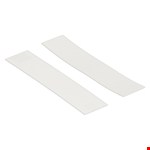 Kowo kunststof raster glasblokjes (100x) - 22x1mm - wit 