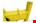 Orit blokkenknipper - Block-Mate-Mate 43 - B430 mm - H10-350 mm - geel