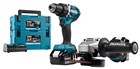 Makita accu combiset - boren/schroeven/slijpen - DLX2190TJ1 - 18V - 2x5.0 Ah accu en snellader - 2xMbox 