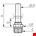 Legris - steelnippel - 8 mm x 1/4" - BSPT -  3121 08 13