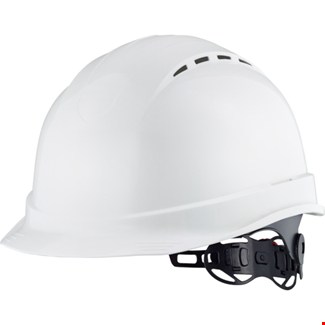 Opsial Headsafe veiligheidshelm met draaiknop wit