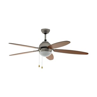 EGLO plafondventilator met licht - SUSALE - nikkel mat - Ø 1320 mm - met trekkoord