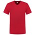 Tricorp T-shirt V-hals fitted - Casual - 101005 - rood - maat M