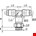 Legris - T-Inschroefkoppeling - vertikaal - 6 mm x 1/8" - BSPP - 3698 06 10