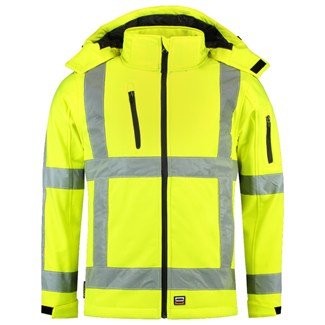 Tricorp soft shell jack RWS - Safety - 403003 - fluor geel - maat XXL