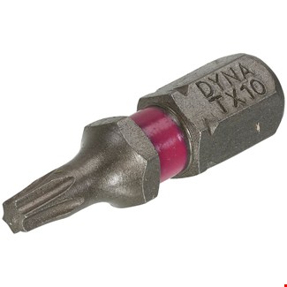 Dynaplus schroefbit roze  [10x] - TX-10 - 25mm