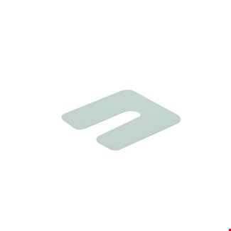 Gebr. Bodegraven uitvulplaatjes - GB-34601 - 1 mm (480x p/zak) - transparant