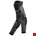 Snickers Workwear 6351 Stretch Loose Fit Werkbroek grijs/zwart - maat 48
